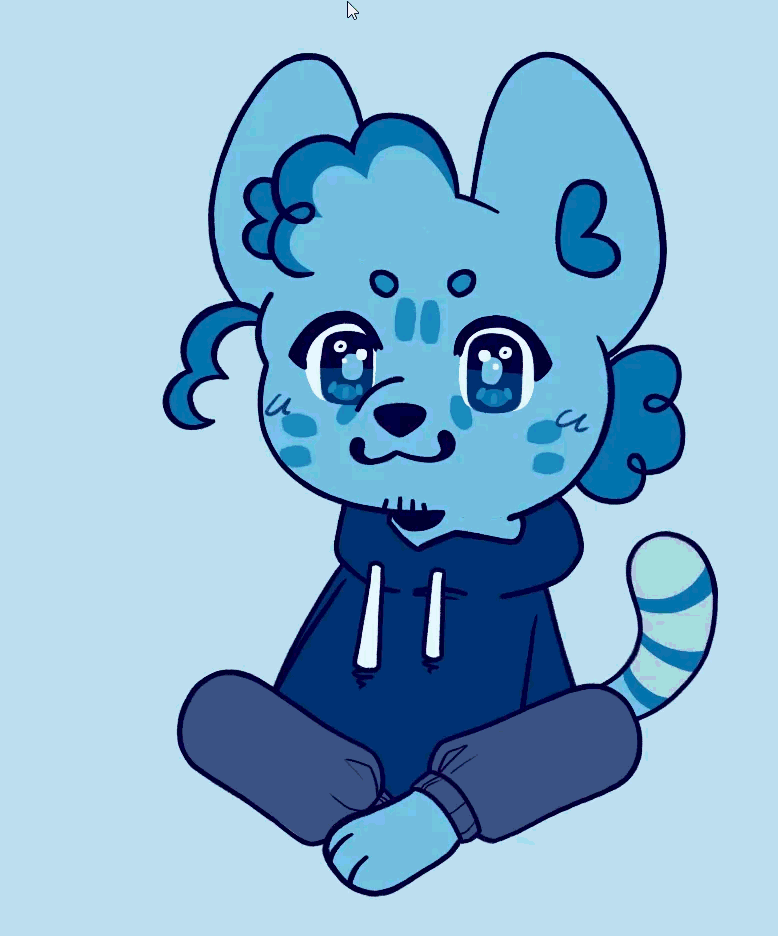 Simple PNGTuber (£35) (Please ignore the flickering the recording exported weird)