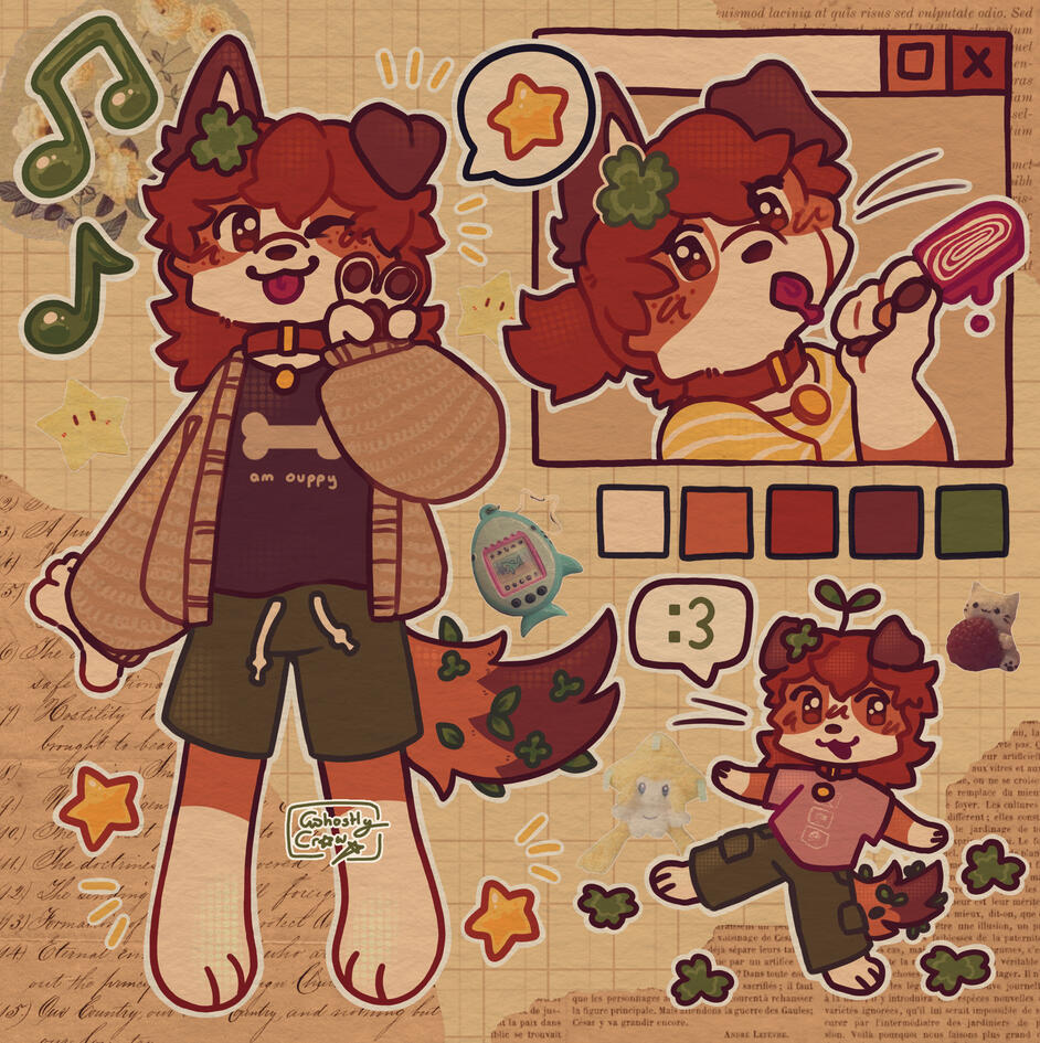 Page with Flat Fullbody, Flat Bust and Flat Chibi (£55)